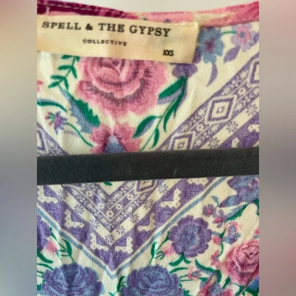 SPELL & The Gypsy Babushka Mary Kate Gown lavender oversized fit with bra - Picture 8 of 14